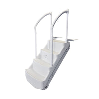Lumi-O The Royal Path with 2 Handrails - Staircase for Above Ground Pool