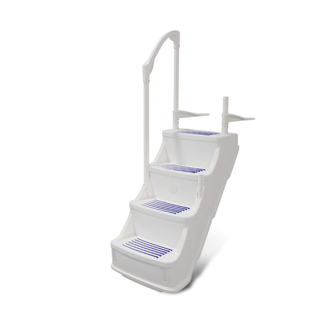 Olympic ACM-123 à 1 Rampe - Escalier Ajustable pour Piscine Hors Terre