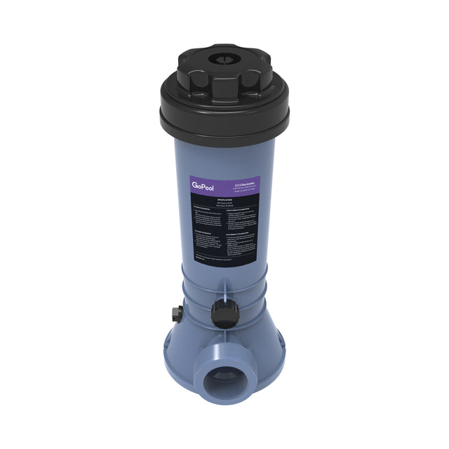 Clorador en línea para piscinas GoPool CL1 de 4,2 libras