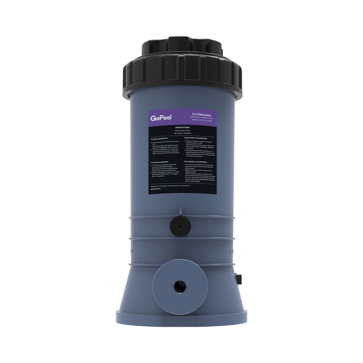GoPool CL1 9LBS Offline - Automatic Chlorinator for Pool