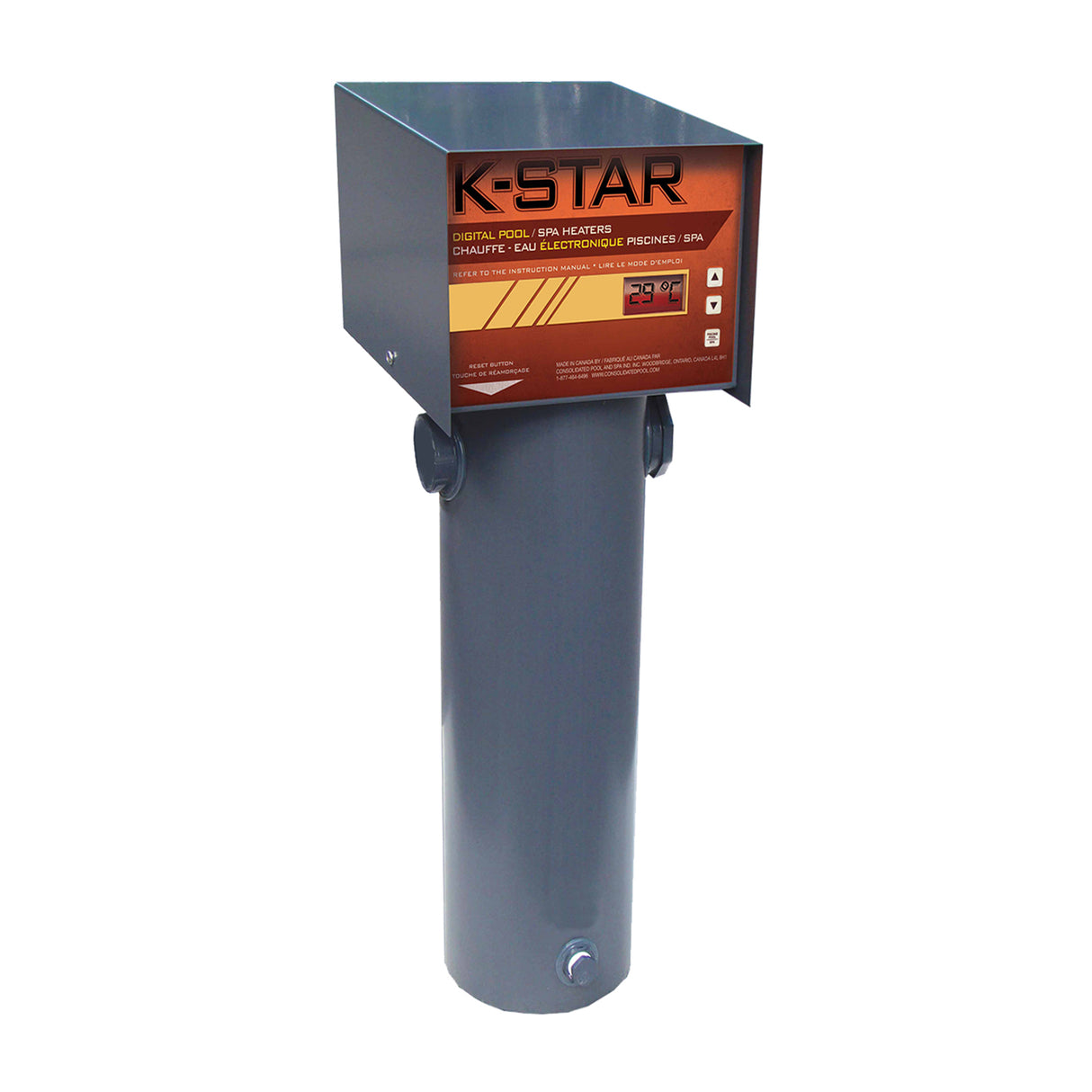 K-STAR mechanical electric water heater with titanium elements