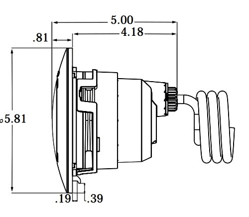 Lumière LED Hayward CrystaLogic 6" - 30' de fil