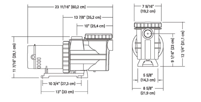 Carvin Magnum 1.5 HP - Pompe pour piscine creusée