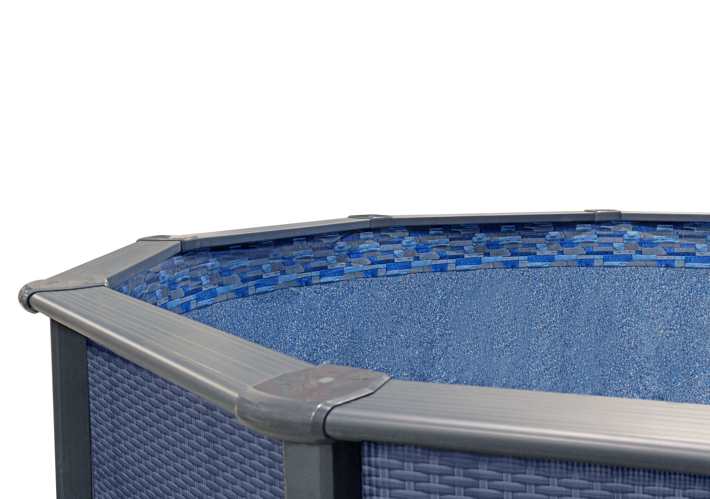 Piscina elevada de resina GoPool SKY de 12 pies con pared de 52 pulgadas