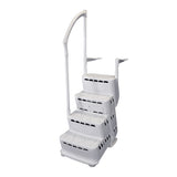 Escalera Aquarius de 25" - 1 pasamanos y soporte de montaje