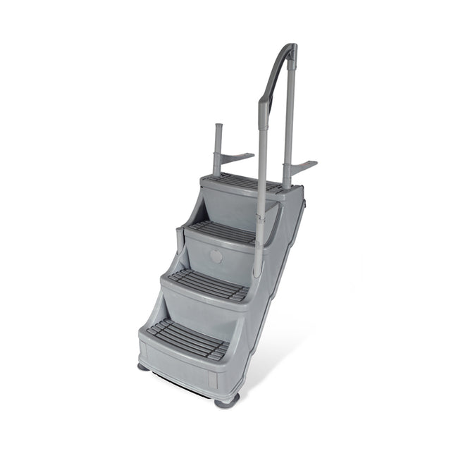 Olympic ACM-123 à 1 Rampe - Escalier Ajustable pour Piscine Hors Terre