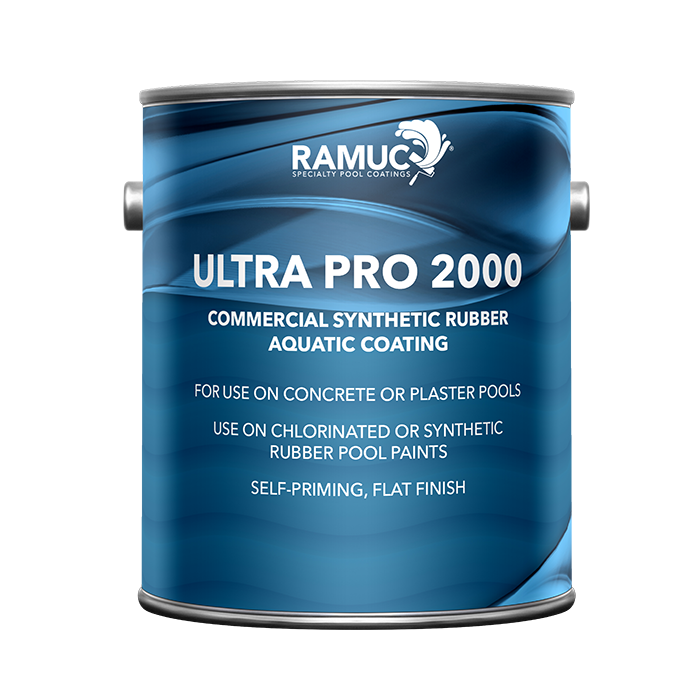 Pintura de caucho de grado comercial RAMUC Ultra Pro 2000, 3,78 l (1 galón)