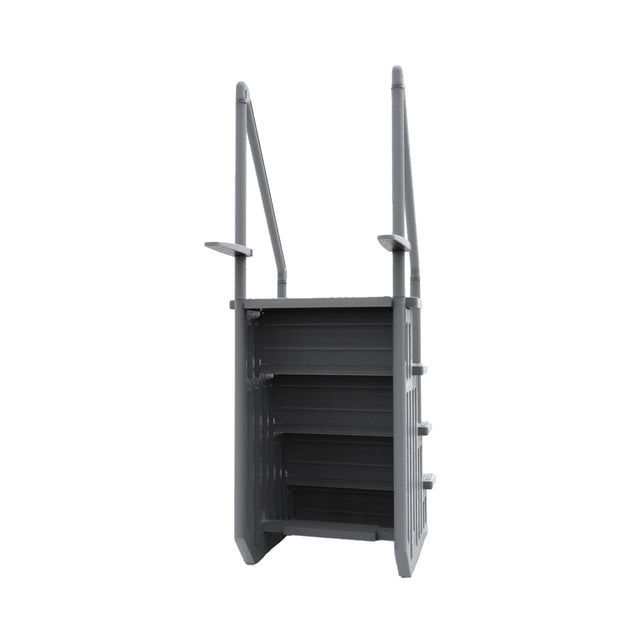 GoPool STP1 - Escaleras para piscina elevada con patio