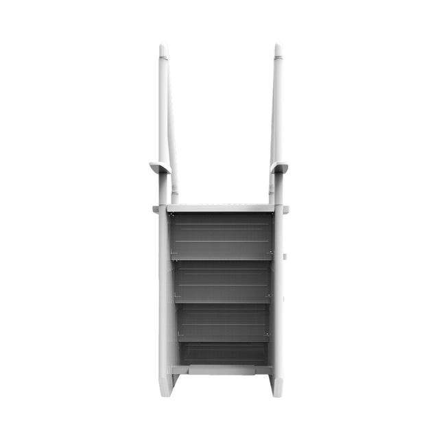 GoPool STP1 - Escaleras para piscina elevada con patio