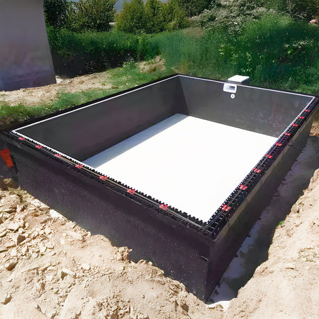 GoPool Modulo™ 10' x 20' Concrete Finish – Freestanding Modular Pool Kit