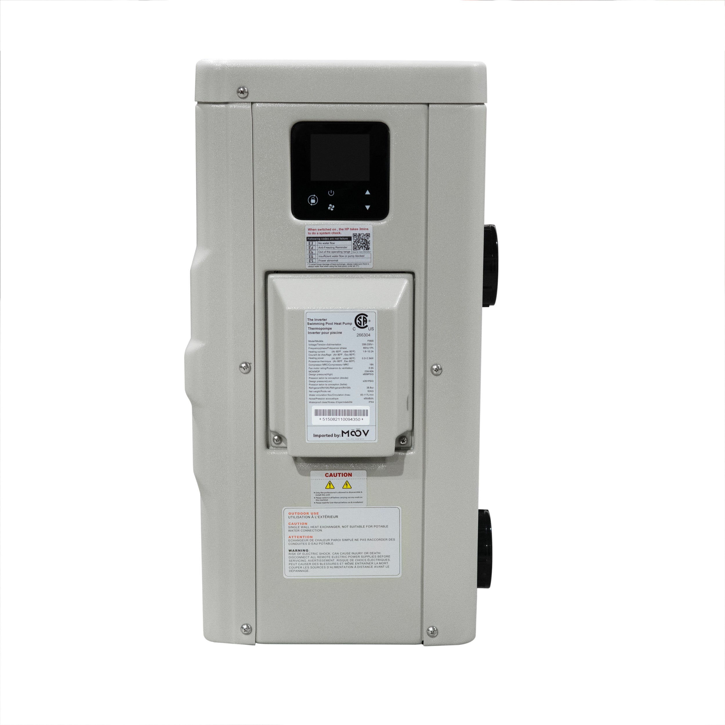 Bomba de calor de velocidad variable MOOV Inverter de 50.000 BTU