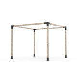 Pergola Kit with SHADE SAIL for 4x4 Wooden Posts