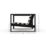 3 Piece Modern Muskoka Chair Set