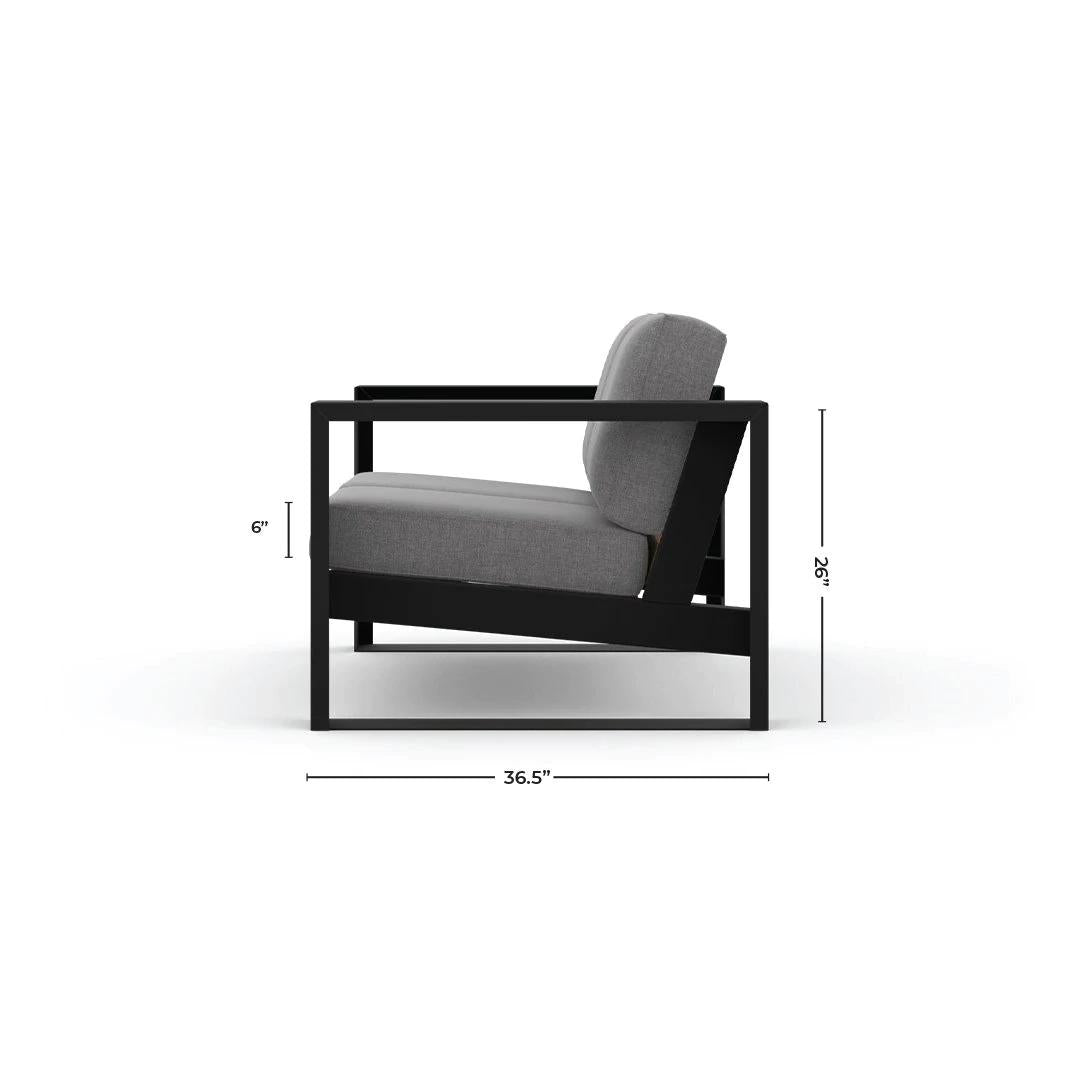 Modern Muskoka Loveseat Set with Cushions