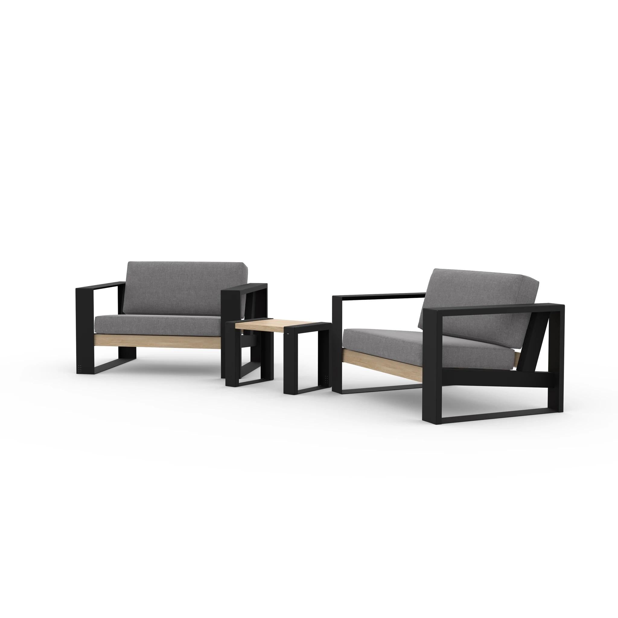 3 Piece Modern Muskoka Chair Set