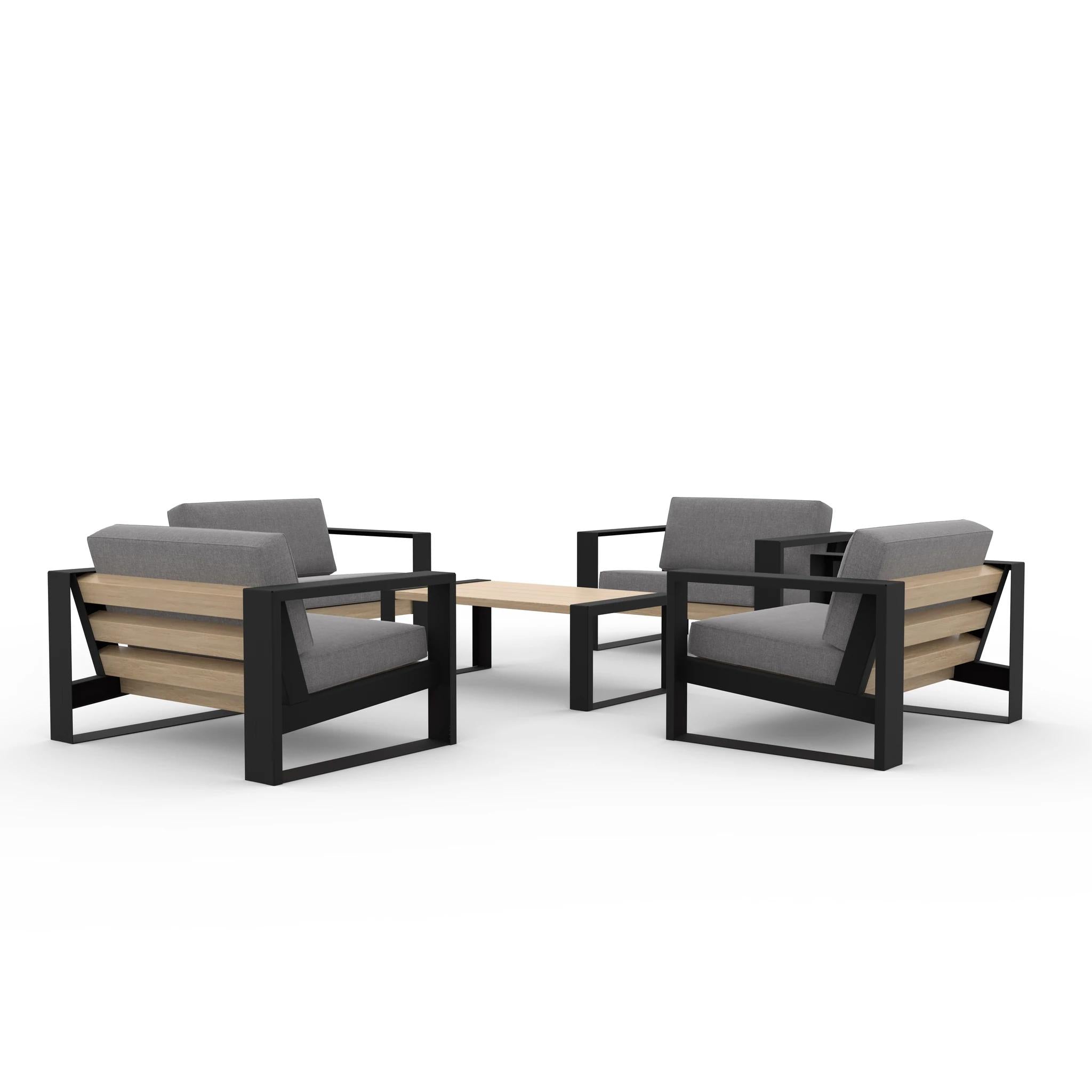 5 Piece Modern Muskoka Chair Set