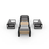 5 Piece Modern Muskoka Chair Set