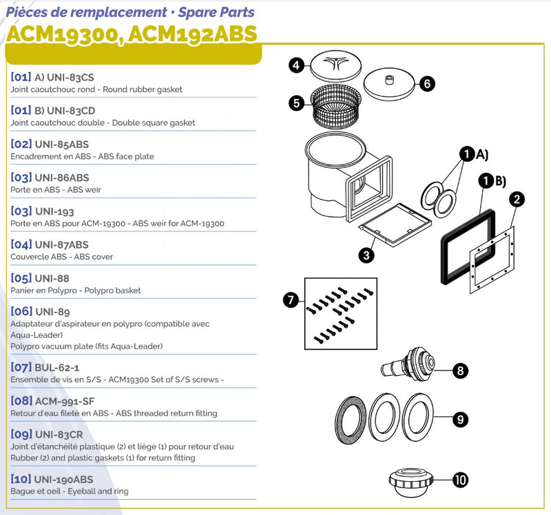 Round rubber seal