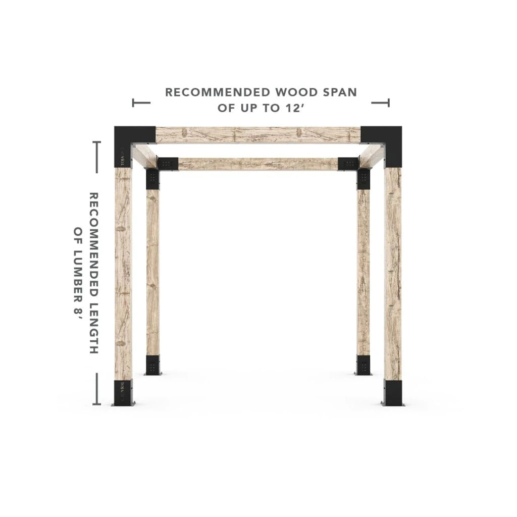 Any Size Pergola Kit for 6x6 Wood Posts