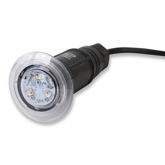 Lumière LED Brilliant Wonders 1.5" avec anneau en plastique blanc 11 C